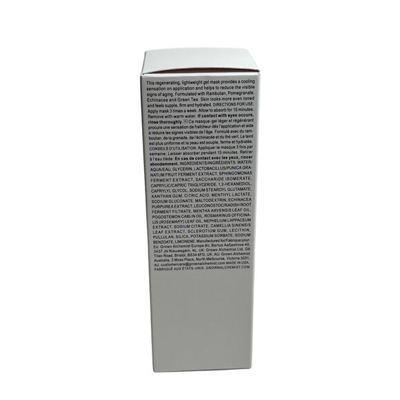 Grown Alchemist Regenerating Gel Mask 75ml Rambutan Pomegranate Green Tea‎ - Picture 6 of 6